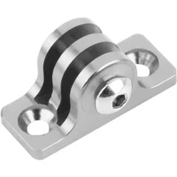 CNC Universal Low Angle Flat Bottom Adapter Base Connector Mount for Gopro HD Hero 7 6 5 4 3 Sjcam Yi Sports Action Video Camera