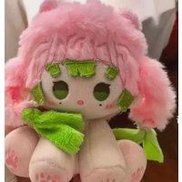 Anime Figure Demon Slayer Mitsuri Cotton Doll 15cm Cute Plush Stuffed Figure Collectible Toy Desktop Ornament Surprise Fans Gift