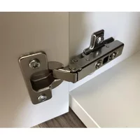 For Set of 4 Hinges with Soft Close for Besta, Fritids, Stuva (Ikea) with 4 Hinges and 16 Screws