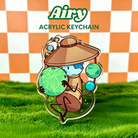 HF &JONE Airy Acrylic Keychain, Durable Double Print Charm, Perfect Gift for Object Show Fans