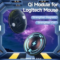 Qi Mouse Module For Logitech G Pro X Superlight 2 DEX Pro2 Lightspeed G703 G502 X Plus Hero G903 Gaming Wireless Mice Shell