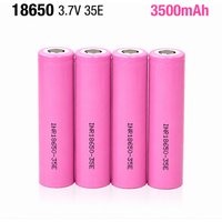 INR18650‑35E 18650 3500mAh 3.7V Echte Kapazität Li-Ion Wiederaufladbare Batterie Flachkopfzelle für DIY Elektrowerkzeug-Akkupack Taschenlampe EU Lagerbestand 3‑7 Tage Lieferzeit AliExpress