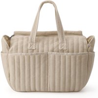 Solid Diaper Bag Fashion Waterproof Multi-functional Diaper Backpack Nursing Changing Bag for Baby Large Stylish Bag