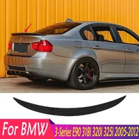MP Style For BMW 3-Series E90 318i 320i 325i 2005-2012 Car Rear Trunk Lid Car Rear Wing Duck Tail Lip Spoiler Body Kits