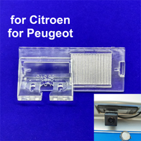 Car Rear View Camera Bracket License Plate Light Housing for Citroen Elysee for Peugeot 301 307 308