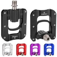 AliExpress NONE Aluminum Alloy Folding Bike Bearings Pedal 9/16inch Foldable Pedals For Brompton Folding Bike Mountain Road Bike Accessories