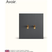 Avoir Gray Stainless Steel Panel Toggle Switch Gold Lever Wall Lamp Switch Sockets And Switches With USB Charge Light Switches