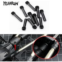 YEAHRUN M6 Drive Shaft Screw Pins M4 CNC Machine Screws for 1/6 Axial SCX6 AXI05000 JLU AXI05001 1/10 Axial SCX10 RC CAR