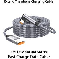 120W USB PD Fast Charging Cable USB to Type C Data Cable 1M/1.5M/2M/3M/5M for iPhone 15 Xiaomi 15 17 Samsung Phone Charger Cord