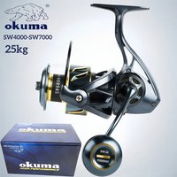 Okuma Original All Metal Spinning Wheel Fish Wheel, 4000-7000, 25KG Large Braking Force, Equipped with Exquisite Fishing Line