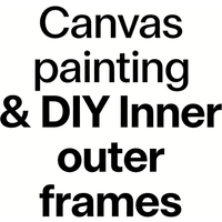 Canvas painting & DIY Inner outer frames - Extra Fee Special payment link