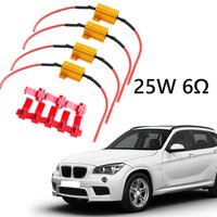 2Pcs Wirewound Resistor 6ohm 25W LED Flash Turn Signal Light Controllers Waterproof for LED Bulb Fast Flash Turn Signal Blink