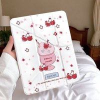Ins Cute Star Bear Tablet Case For iPad Pro 11 12.9 13 A16 M2 M4 M3 M5 Shell 8.3 9.7 10.2 5/6/7/8/9/10/11th Air 3 4 5 6 7 Cover