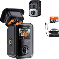 Vantrue E360 +Hardwire kit +128G Dashcam 360° 5.2K Panoramic 5GHz WiFi&GPS Dual STARVIS 2 IR Night Vision