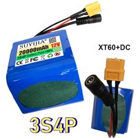 12V 3S4P 20000mah Battery 18650 Li-ion 20Ah Rechargeable Batteries with BMS Lithium Battery Packs Protection Board