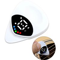 2-in-1 Guitar Picks Tuner Tunning Guitar Tuners Pick For Acoustic Electric Guitar Bass Mandolin Without Battery Guitar Parts