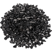 Natural Black Tourmaline Stone Chips, Crystals Stones, for Jewelry Making, Fish Tank Decorative Stone, Festival Home Decor
