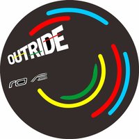 Rainbow OUTRIDE Road Bike Closed Wheelset Sticker Carbon Blade Circle Personalized Sticker One Wheel Both Sides No Brand