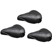 AliExpress NONE 3 pcs Waterproof Seat Cover Bike Saddle Rain Protection Durable Pvc Material Fits All Bicycle Types Mountain Bike Black L