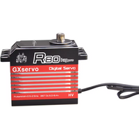 YIPINservo 80KG Red-Servo 180/270 Degree Metal Gear Digital Servo Compatible withsuitable for most 1/6 scale models