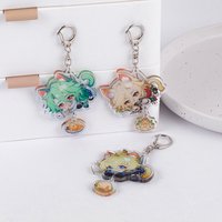 Kirara Kaveh Baizhu Cosplay Accessories Anime Game Badge Keychain Pendant Cartoon Costume Prop