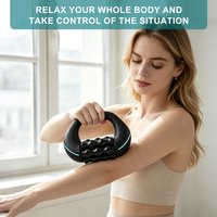3-Speed Handheld Deep Tissue Massage Roller for Muscles Rolling Percussive Massager Power Massager Whole Body Relax Slimming
