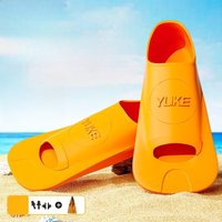 Swimming Fins Men's and Women's Freestyle Children's Silicone Short Adult Lightweight Professional Diving Training Equipment