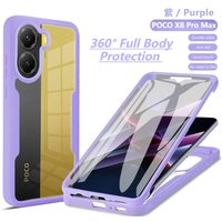 360° Full-body Screen Protect Case for Xiaomi Poco X8 Pro Max X7 F8 Ultra F7 M8 M7 Pro Redmi Turbo 5 5 Max Clear Ott-Box Cover
