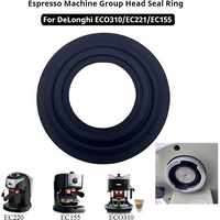 Silicone Group Head Seal Gasket for DeLonghi ECO310/EC155/EC221 Espresso Machine Replacement Group Head Seal Ring Accessory