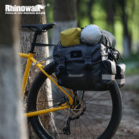 Rhinowalk Bike Pannier Bag Waterproof Dry Cycling Back Rack Side Bag 22/40/50L Large Size Fit 29-35CM Length Rack Long Distance