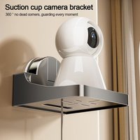 Suction Cup Camera Supporting Holder Wall Mounted Space-saving Router Storage Rack CCTV Monitoring Bracket Indoor Outdoor