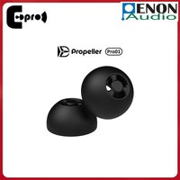 ePro Propeller Pro01 3.7mm Nozzle Replacement Silicone IEM Eartips with Phase Plug and Cone for 3.9-5mm In-Ear Earphone (3Pairs)
