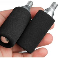 AliExpress 2pcs bike protect cover CO2-Cartridge Capsule Cover Pump Gas-Cylinder Protective Case For 12g/16g Inflator Pump bicycle parts