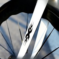 2PCS Waterproof Sunscreen MTB Stickers, Scratch Resistant Durable Vinyl Trim for Mountain Bike Front Forks Frames