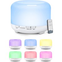 500ML Aromatherapy Oil Diffuser, Auto Shut Off (When Water Run Out) Essential Oil Aroma Diffuser Remote Control for Home Office