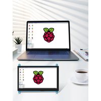 Raspberry Pi Screen,KEPIFO Touchscreen Monitor,IPS/TN 1024×600, Responsive Capacitive Touch,Dual Built-in Backlight,HDMI Input