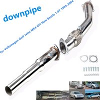 TURBO DOWNPIPE EXHAUST Manifolds Silver For 00-06 audi TT 99-05 VW GOLF JETTA BEETLE 1.8T Engine Exhaust Systems