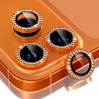 Glitter Diamond Rhinestone Camera Lens Protector For iPhone 17 Pro Max 17Pro 15 14 16 Pro Max Plus 13 12 Mini 14Pro 13Pro 14Plus