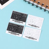 2Pcs Label Seal Stickers Black White Controller Decor Stickers For Wireless Game Handle