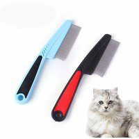 Pet Care Comb Flea Lice Removal Tool Stainless Steel Deworming Opening Knots Cat Dog Grooming Supplies