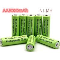 AA 3000mAh NiMH 1.2V Rechargeable Batteries Battery Garden Solar Lamp LED Flashlight Lantern Lamp Torch control battery