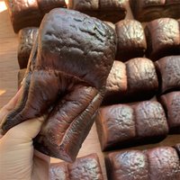 Slow Rebound Faux Bread Models Soft Chocolate Sticky Rectangle Toast Food Blocks Ideal Props Brunch Shop Display Showcases Gift