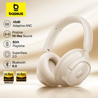 Baseus Bass EH10 NC Kabellose Kopfhörer Bluetooth 6.0 Geräuschunterdrückung 45dB Over-Ear-Headset Räumlicher Klang 80 Stunden Laufzeit