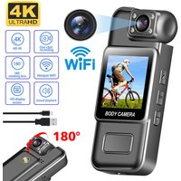 4K WiFi Mini Camera Ultra HD Portable Digital Video Recorder with Infrared Night Vision for Police BodyCam Sports DV And Riding