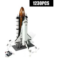 1230PCS Space Shuttle Expedition Compatiable 10231 16014 10213 Model Building Kits Set Blocks Bricks Toys for Children Gifts