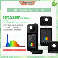 PAR PPFD Meter HOPOOCOLOR HPCS310P HPCS330P Handheld Spectrometer Support Phone App and pc software