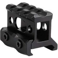 3 Slots Picatinny Riser Mount, 20mm Height Increasing Rail, Aluminum Alloy Scope Base for 1" Rail, T1 Aiming Perspective