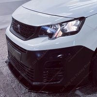 For Peugeot Partner III Maxton Style Front Bumper Lip Spoiler Splitter Diffuser Partner Van MK3 2018-2023 Pre-Facelift Bodykits