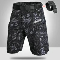 FOXMAUCB Camping Hiking Shorts Downhill Pants Breathable Men Shorts Bicycle Clothing Road Mountain Bike Motocross Cargo Bottoms