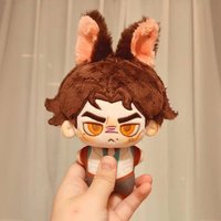 10cm Game Viktor Plushie Stuffed Doll the Machine Herald Cosplay Backpack Pandents Keychain Doll Plush Toys Fans Xmas Gifts